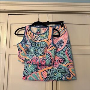 Lilly Pulitzer Women's Kennedy Crop Top & Skirt Set